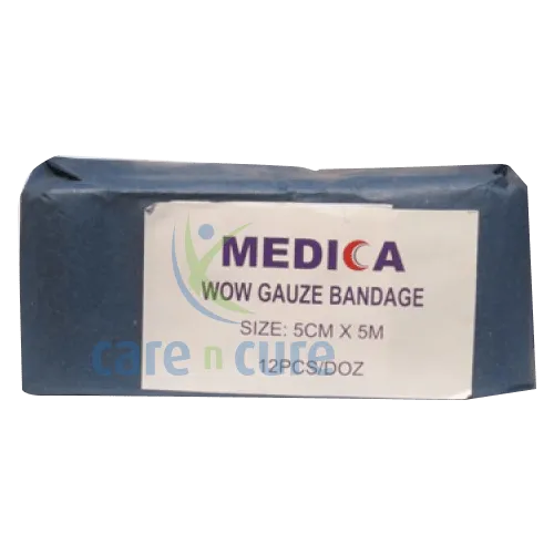 Medica Gauze Bandage 5 cm X 5 12 Rolls