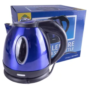 Metallic Blue Low Power 1.2L 750W Cordless Kettle
