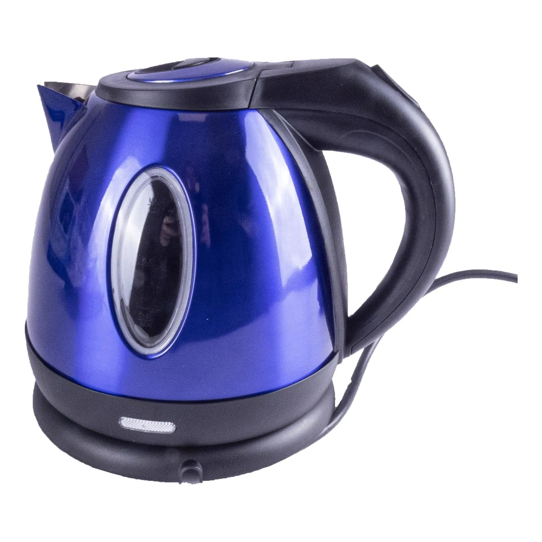 Metallic Blue Low Power 1.2L 750W Cordless Kettle