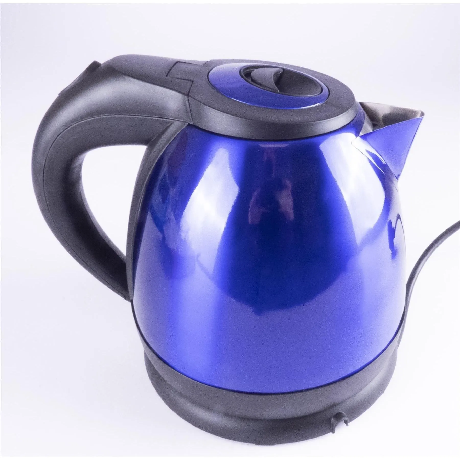 Metallic Blue Low Power 1.2L 750W Cordless Kettle