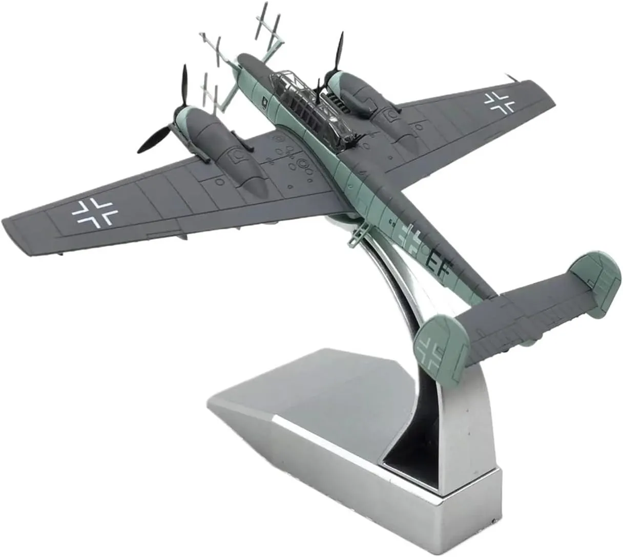 Mini Aircraft Model 1:100 for German Bf-110 G-4 Night Fighter Alloy Airplane Model Souvenirs Ornament Airplane Kit