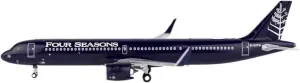 Mini Aircraft Model 1:400 for British Four Seasons A321neo Alloy Diecast Aircraft Model Static Display Airplane Kit