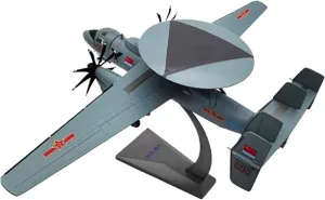 Mini Aircraft Model 1:72 for Air Police 600 Early Warning Alloy Aircraft Model Finished Enthusiasts Collection Airplane Kit