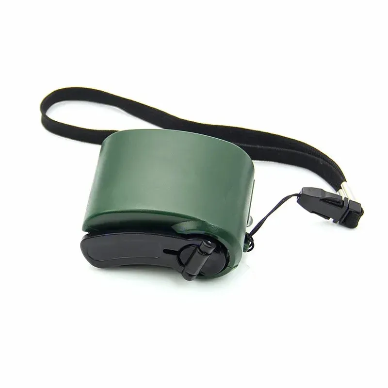 Mini Hand Crank USB Phone Charger - Emergency Camping Equipment and Survival Tool for Outdoor Travel and Hiking