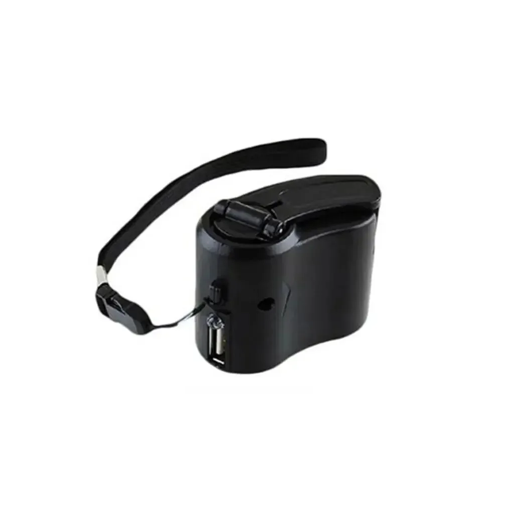 Mini Hand Crank USB Phone Charger - Emergency Camping Equipment and Survival Tool for Outdoor Travel and Hiking