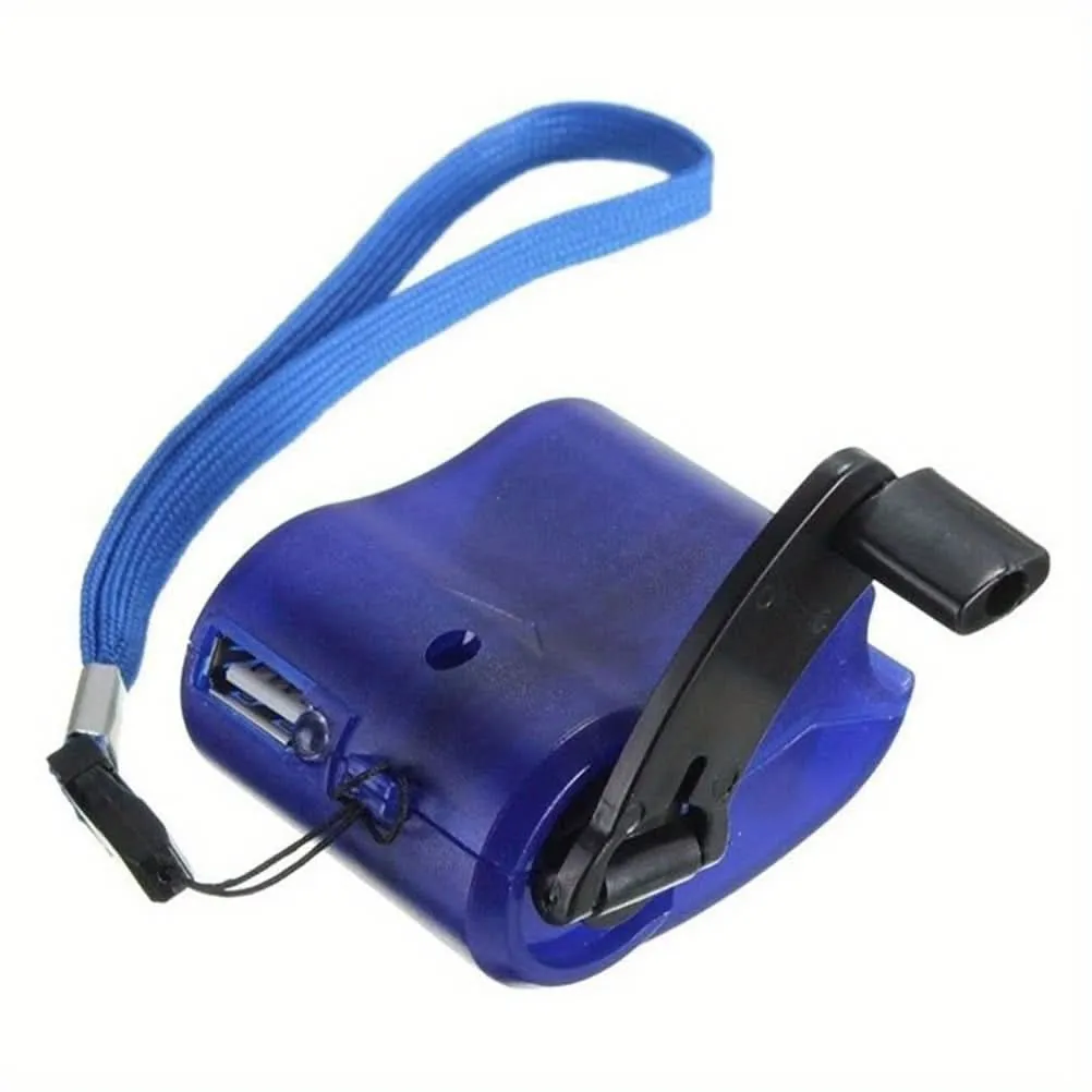 Mini Hand-Cranked USB Phone Charger