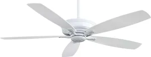 Minka-Aire F696-WH Kafe-XL 60 Inch Ceiling Fan in White Finish