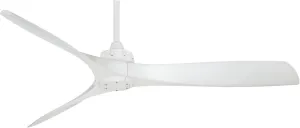 Minka-Aire F853-WH, Aviation White 60" Ceiling Fan with Remote Control