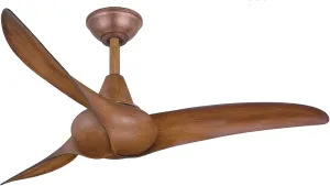 Minka-Aire F854-DK Wave 44" Ceiling Fan with Remote Control in Distressed Koa Finish (no light kit)