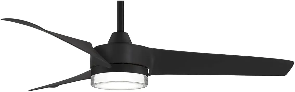 MINKA-AIRE Veer 56" LED Ceiling Fan F692L-CL - Coal