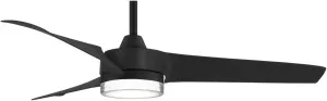 MINKA-AIRE Veer 56" LED Ceiling Fan F692L-CL - Coal