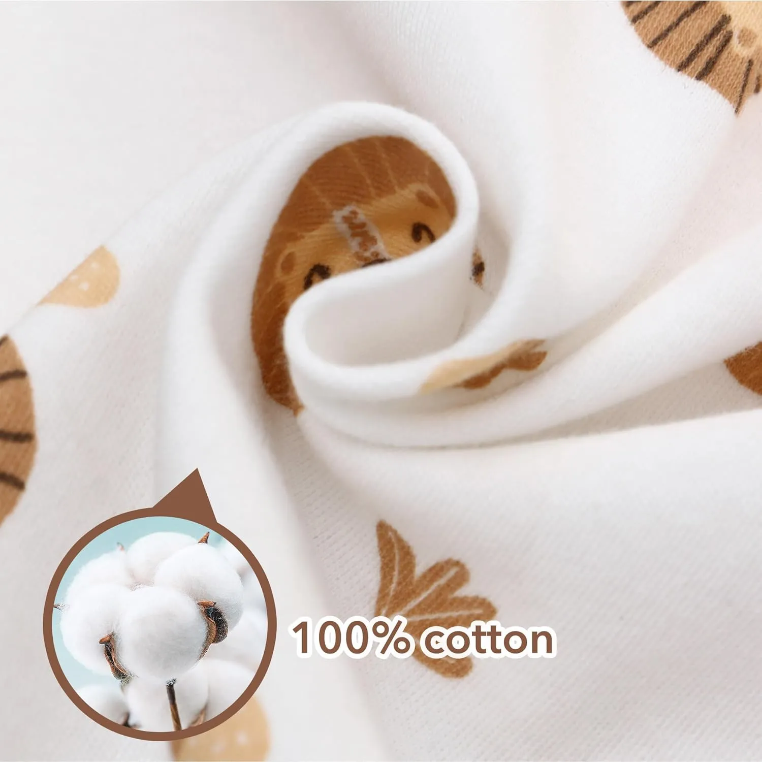 Miracle Baby Long Sleeve Sleep Sack 2 Pack Wearable Blanket Baby 100% Cotton Sleeping Bag for Newborn Infant Toddler