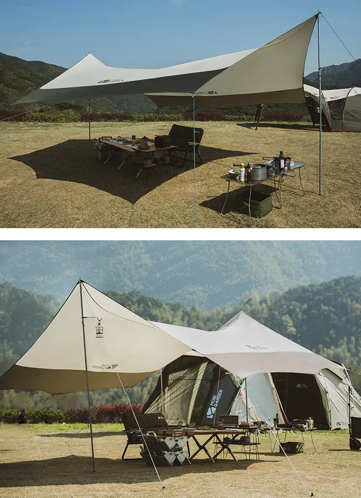 Mobi Garden Jun Ting 520 6-8 person Tarp - Olive Green