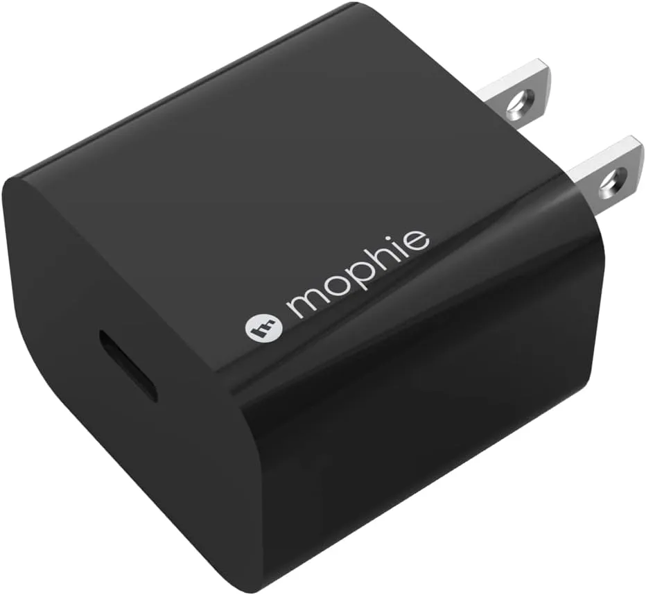 Mophie USB-C PD Wall Charger - 20W USB-C PD Wall Charger - Black