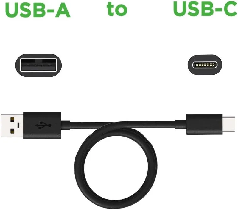 Motorola Essentials [3 Pack] SKN6473A USB-A to USB-C Data/Charging Cable (3.3 feet) for Moto G Play (2023/2024), G Power (2022/2023 5G), G Stylus (2022/2022 5G/2023/2023 5G), G 5G 2023/2024