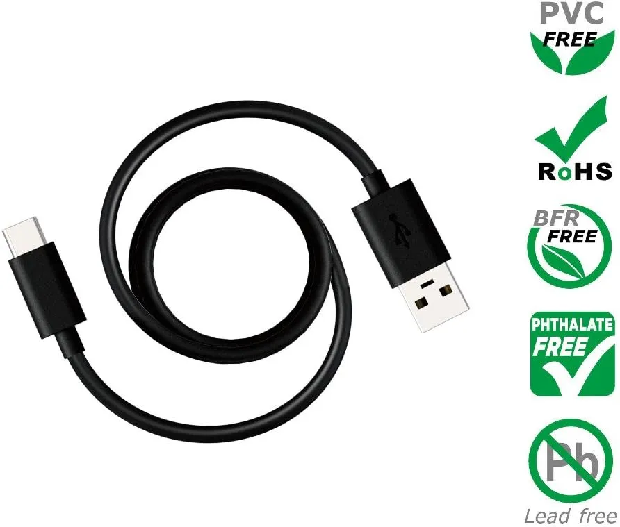 Motorola Essentials [3 Pack] SKN6473A USB-A to USB-C Data/Charging Cable (3.3 feet) for Moto G Play (2023/2024), G Power (2022/2023 5G), G Stylus (2022/2022 5G/2023/2023 5G), G 5G 2023/2024