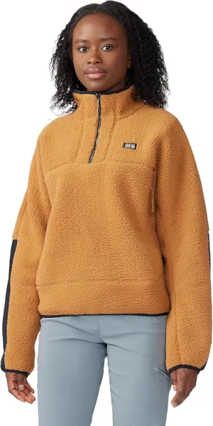 Mountain Hardwear Women's HiCamp Fleece Pullover for Hiking, Travel, Backpacking, and Everyday Wear