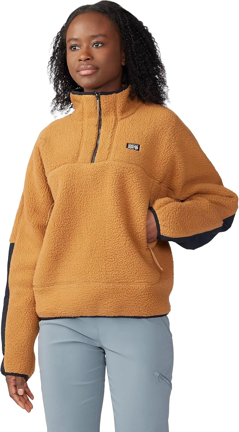 Mountain Hardwear Women's HiCamp Fleece Pullover for Hiking, Travel, Backpacking, and Everyday Wear