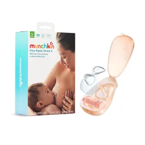Munchkin® Flow Nipple Shield   with See-Thru Channel to Watch Milk Flow - Nurse Confidently and Meet Your Breastfeeding Goals - 24mm