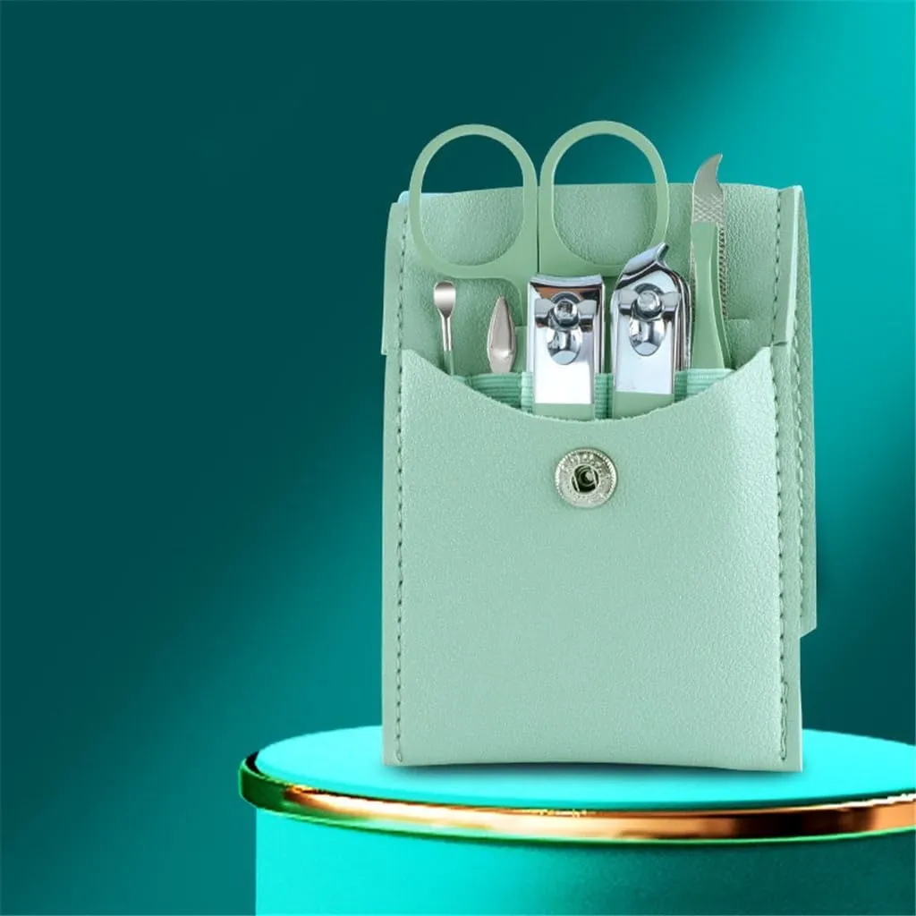 Nail Clipper Set Portable 7 Piece Nail Clippers Manicure Stainless Steel Nail Clippers Manicure Tools