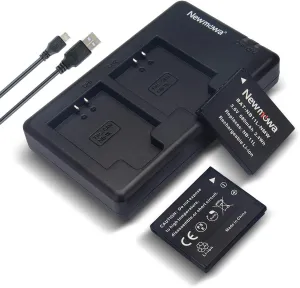 Newmowa NB-11L/11LH Battery (2 Pack) and Dual USB Charger Kit for Canon NB-11L/11LH and Canon PowerShot A2300 is, A2400 is, A2500, A2600, A3400 is, A3500 is, A4000 is, ELPH 110 HS, ELPH 115 HS