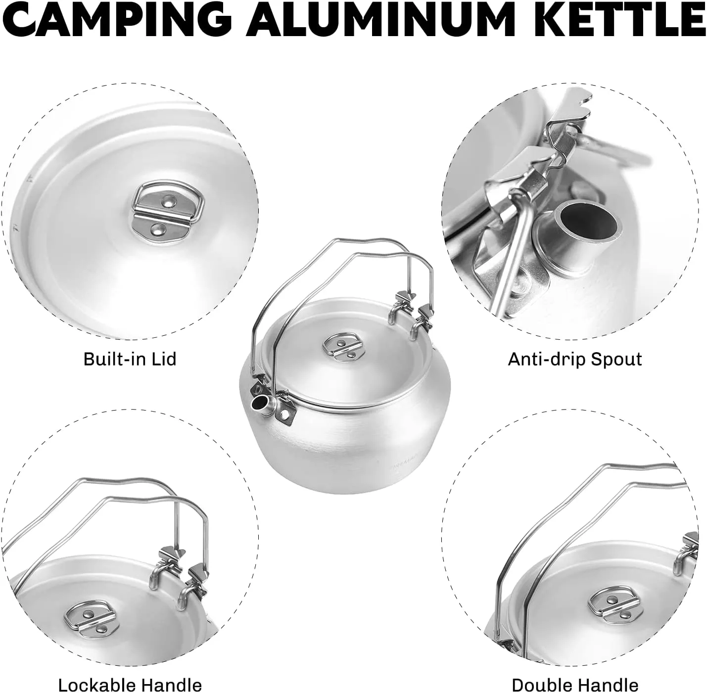 Nimbus 1.2L Aluminum Kettle