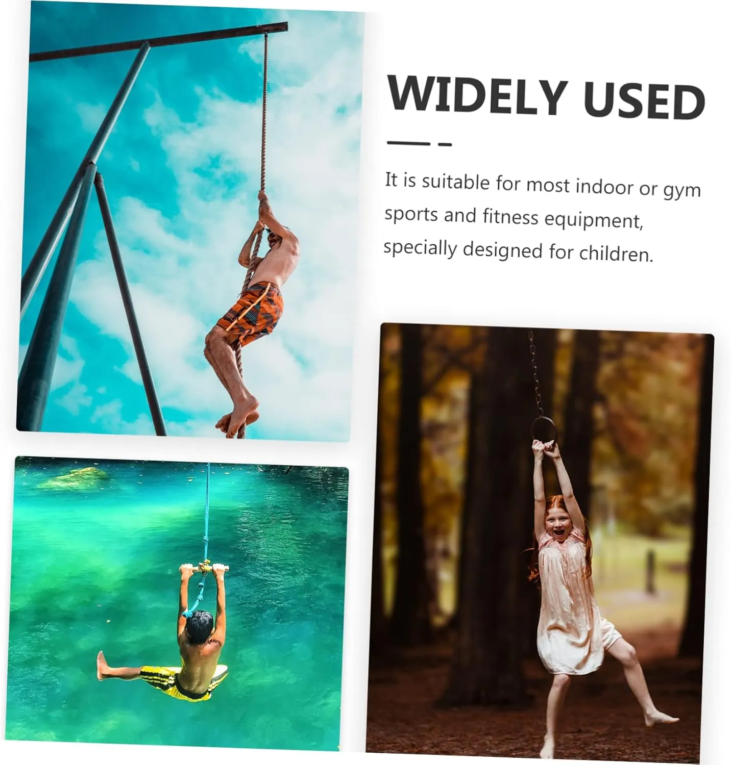 Ninja Wheel Heavy Duty Swing Set Outdoor Toddler Swing Ring Accessories Training Equipment Swing Sets for Backyard Toddler Outdoor Toys Training Ring for Children Fitness