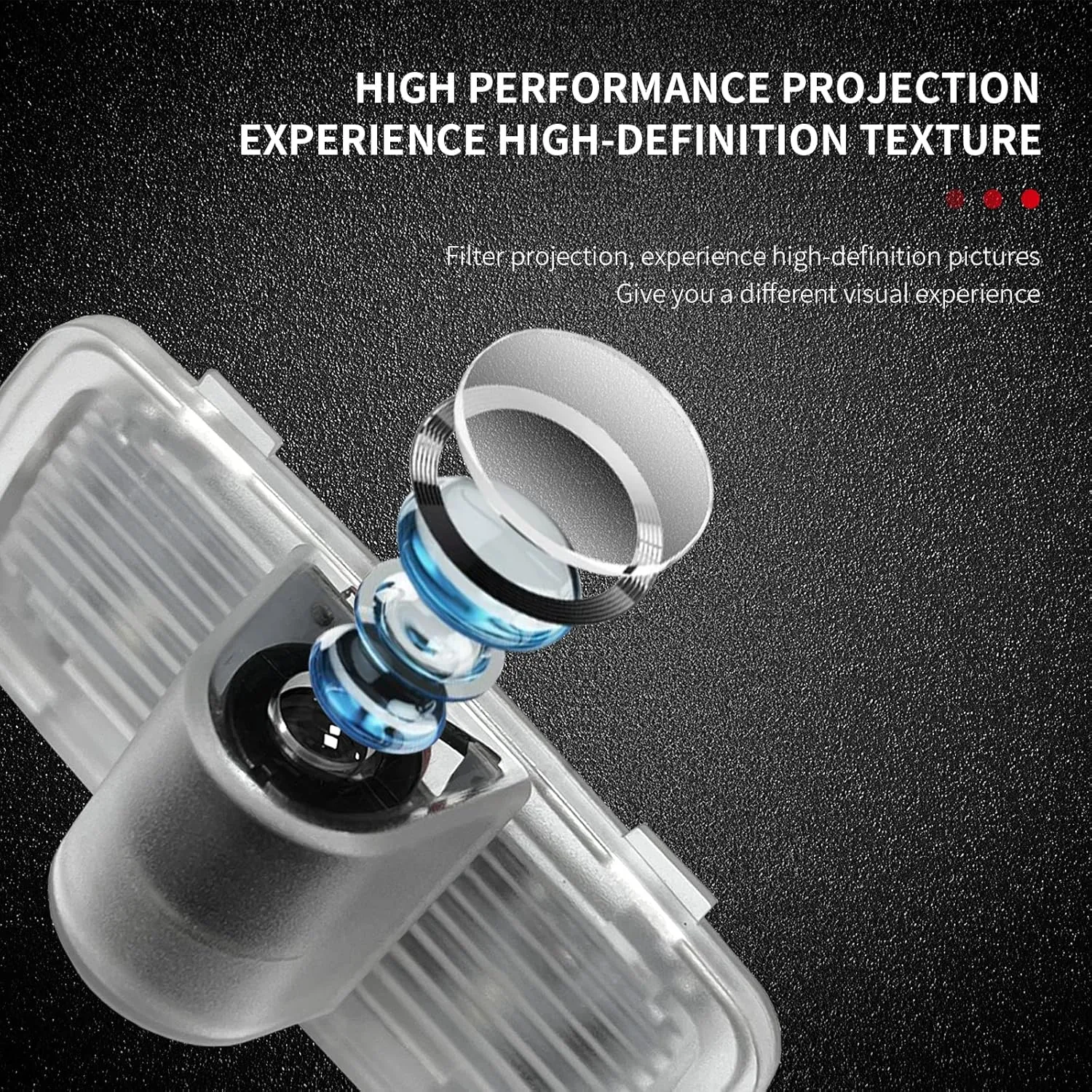 Non-Fading Car Door LED Logo Projector Welcome Lamp Door Light Puddle Lights Kit Compatible with Accessories Accord 2003-2022 (White, Accord, 2003–2012)