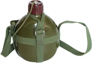 Original Surplus Type 87 Canteen Kettle Chinese with Shoulder Strap Vietnam War flask Water Bottom for Outdoor Sports