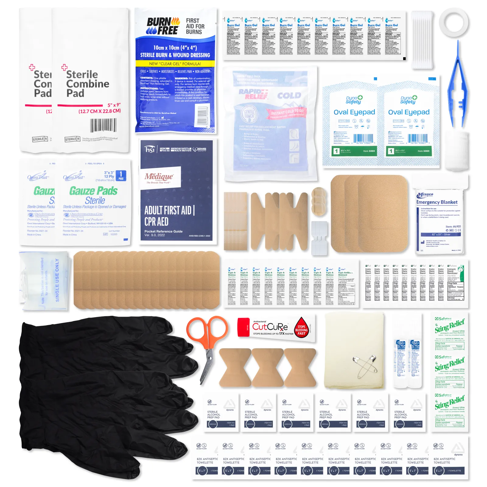 OSHA/ANSI 2021 First Aid Kit Class A Refill Only