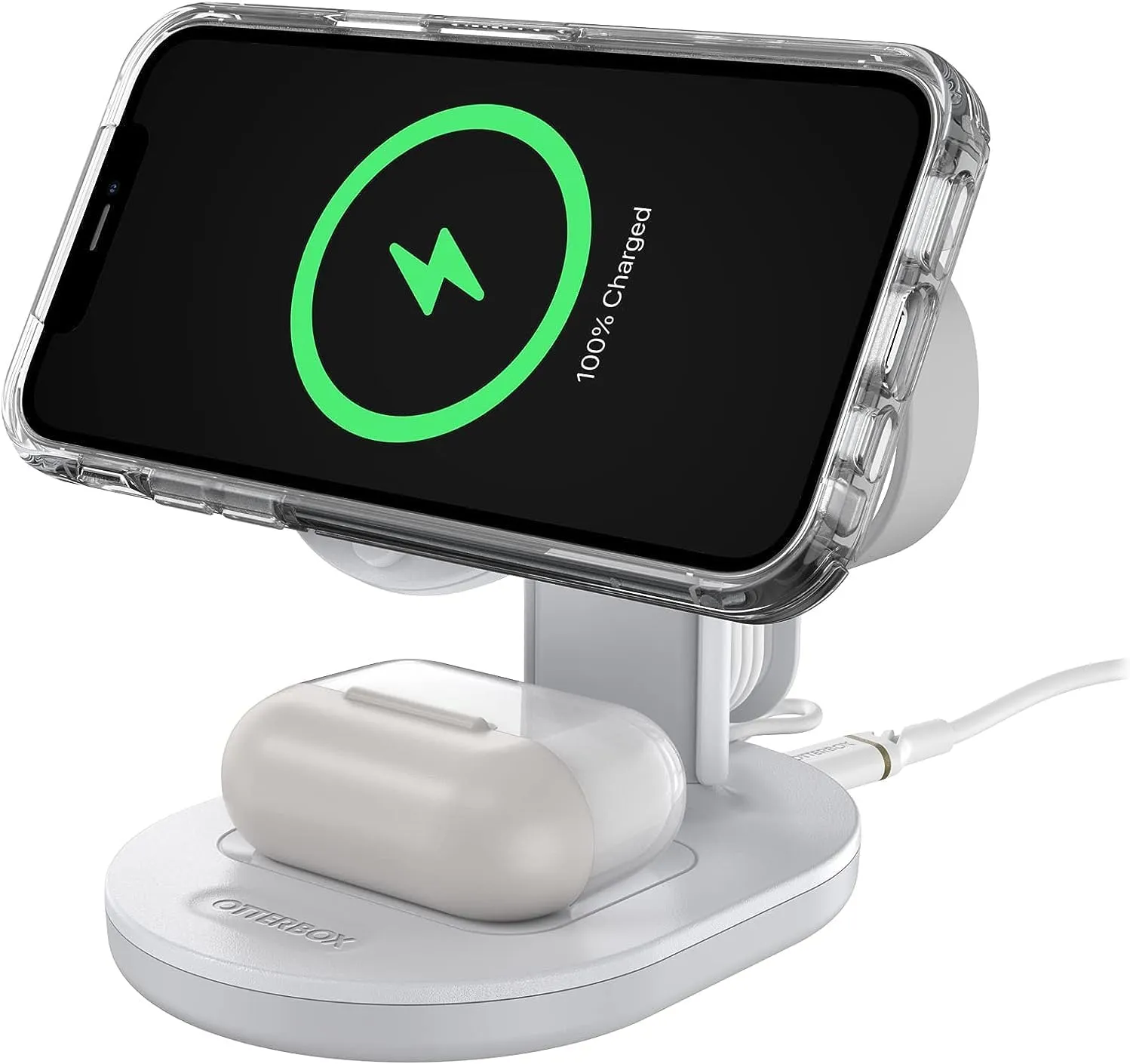 OtterBox 3-in-1 Wireless Charging Station 2.0 for MagSafe - White
