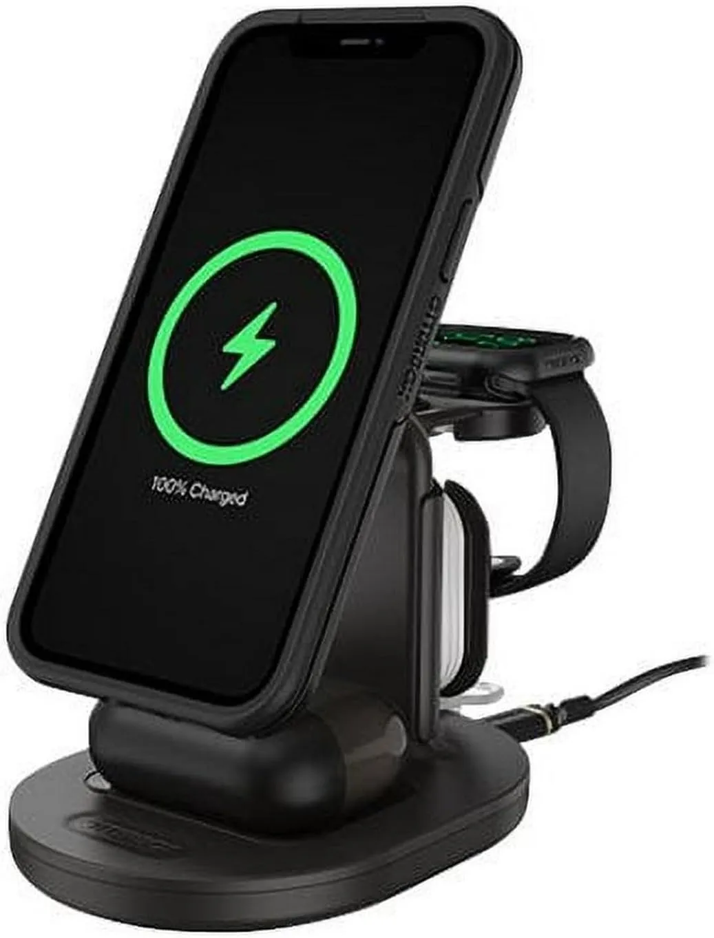 OtterBox 3-in-1 Wireless Charging Station for MagSafe - Black