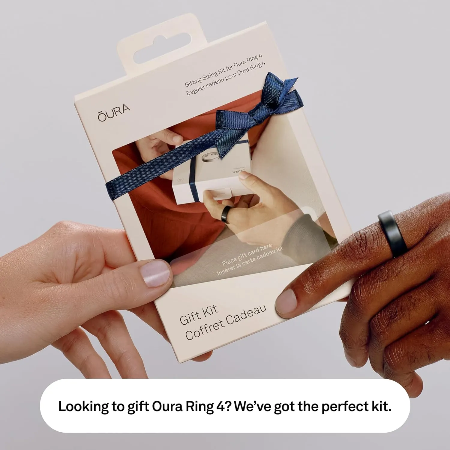 Oura Ring 4 - Gold - Size 9 - Smart Ring - Size First with Oura Ring 4 Sizing Kit - Sleep Tracking Wearable - Heart Rate - Fitness Tracker - Up to 8 Days of Battery Life