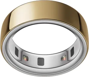 Oura Ring 4 - Gold - Size 9 - Smart Ring - Size First with Oura Ring 4 Sizing Kit - Sleep Tracking Wearable - Heart Rate - Fitness Tracker - Up to 8 Days of Battery Life