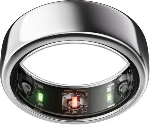 Oura Ring Gen3 Horizon - Silver - Size 10 - Smart Ring - Size First with Oura Ring Gen3 Sizing Kit - Sleep Tracking Wearable - Heart Rate - Fitness Tracker - 5-7 Days Battery Life