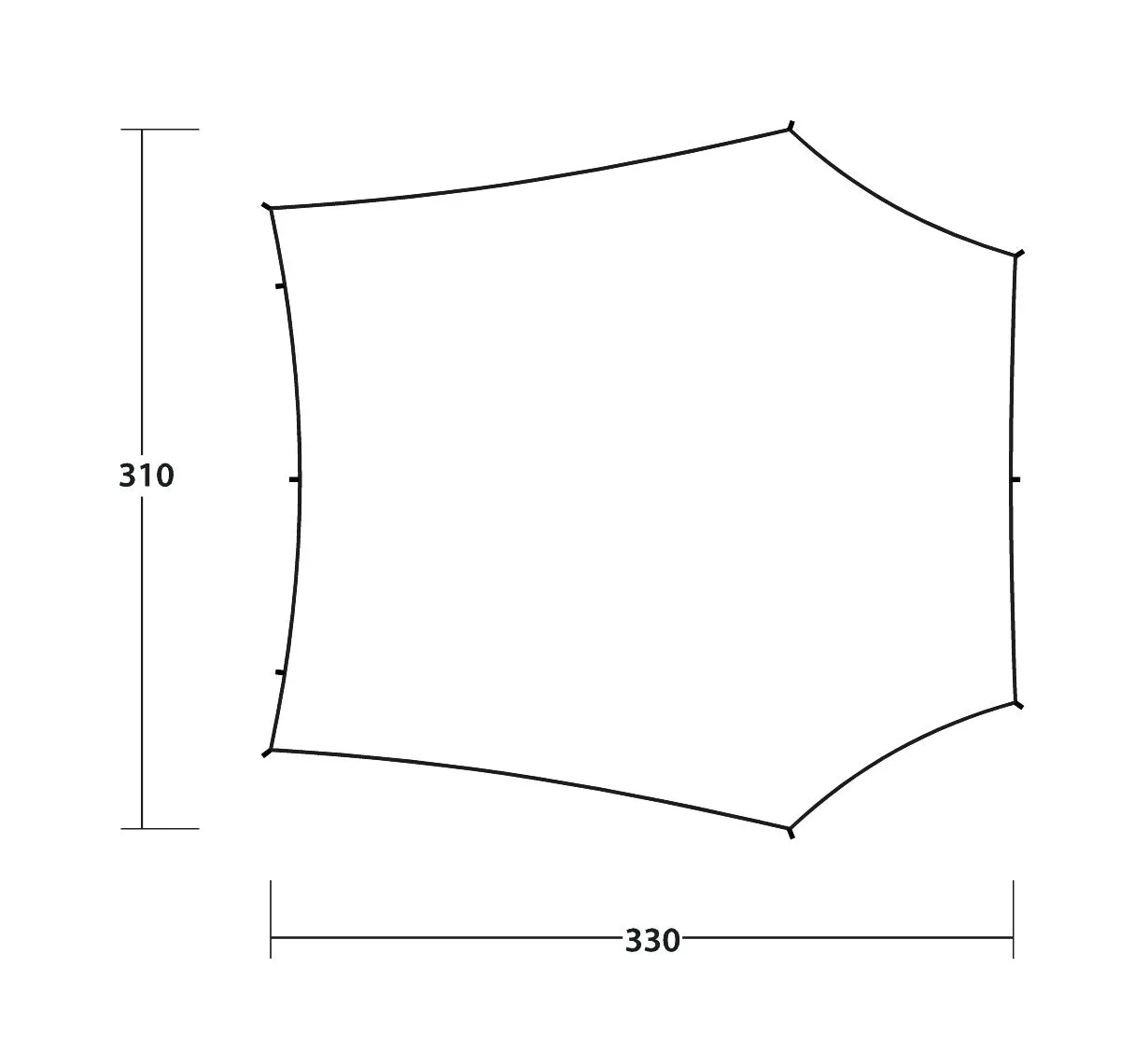 Outwell Canopy Tarp M 2025