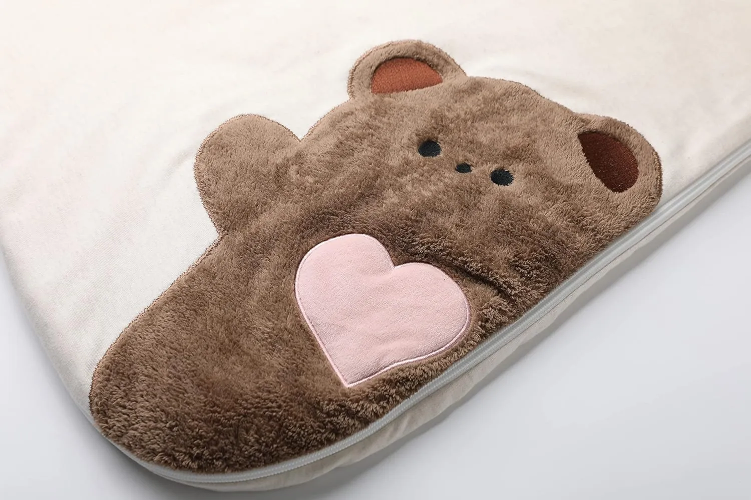 Owlivia Baby Sleep Sack, 100% Organic Cotton Toddler Sleeping Bag, TOG 2.5 Unisex Wearable Blanket For Winter (18-36 Months, Brown Bear)