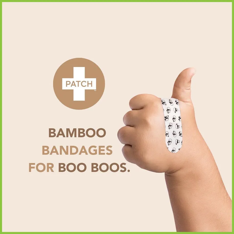 PATCH Kids - Eco First Aid Kit - Bamboo Plasters   Stickers