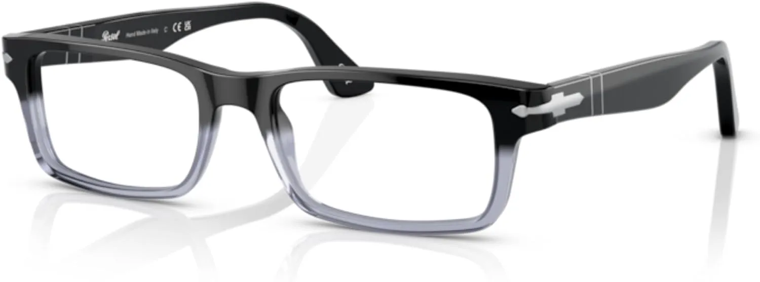 Persol PO3050V Rectangle Eyeglasses for Men   BUNDLE With Designer iWear Eyewear Kit