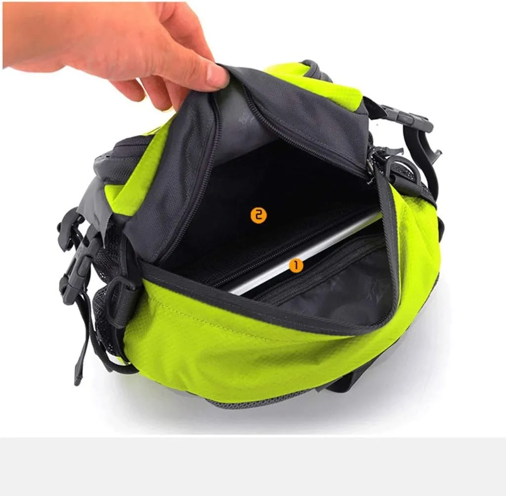 Pocket Bike Cycling Large Capacity Kettle Waist Bag Outdoor Sports Multifunction Bag Men And Women Travel Backpack(C)