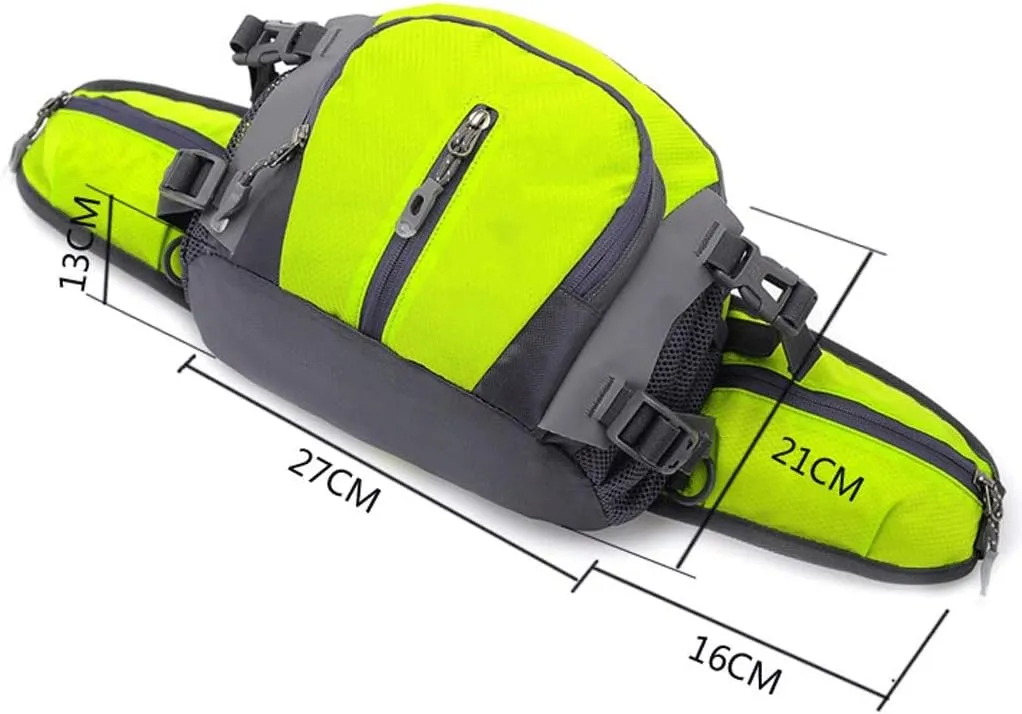 Pocket Bike Cycling Large Capacity Kettle Waist Bag Outdoor Sports Multifunction Bag Men And Women Travel Backpack(C)