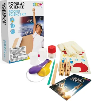 POPULAR SCIENCE Rocket Science Kit for Kids Ages 8 Years   | STEM Science Toys and Gifts for Educational and Fun Experiments |Science Kits Designed for Children and Suitable for All The Family