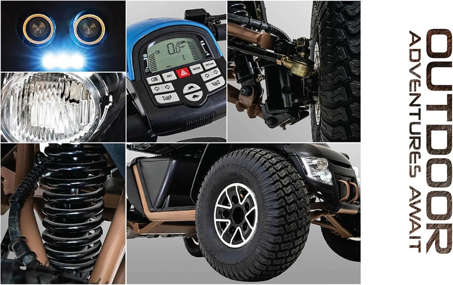 Pride Redesigned Baja Wrangler 2, Heavy Duty Outdoor Mobility Scooter, 450 lbs. Weight Capacity, with 5-Year Extended Warr (Green Machine, 18” x 18-20” Seat, 75 AH Battery)