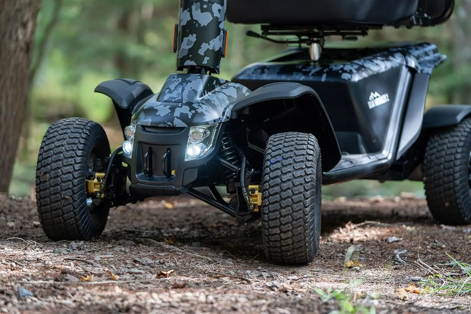 Pride Redesigned Baja Wrangler 2, Heavy Duty Outdoor Mobility Scooter, 450 lbs. Weight Capacity, with 5-Year Extended Warr (Green Machine, 18” x 18-20” Seat, 75 AH Battery)