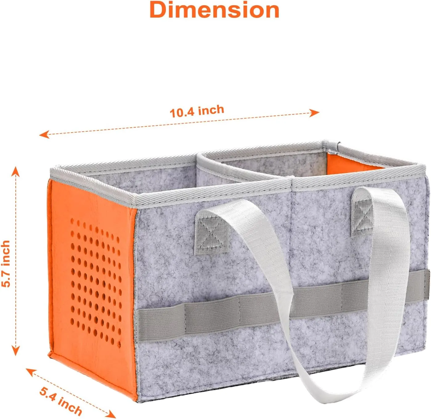 Protective Carry Case for Toniebox Starter Set, Upgraded Folding Case for Toniebox Accessories, Large Size Storages Travel Bag for Kids, Can Hold 30-40 Tonies Figures Characters (Orange)