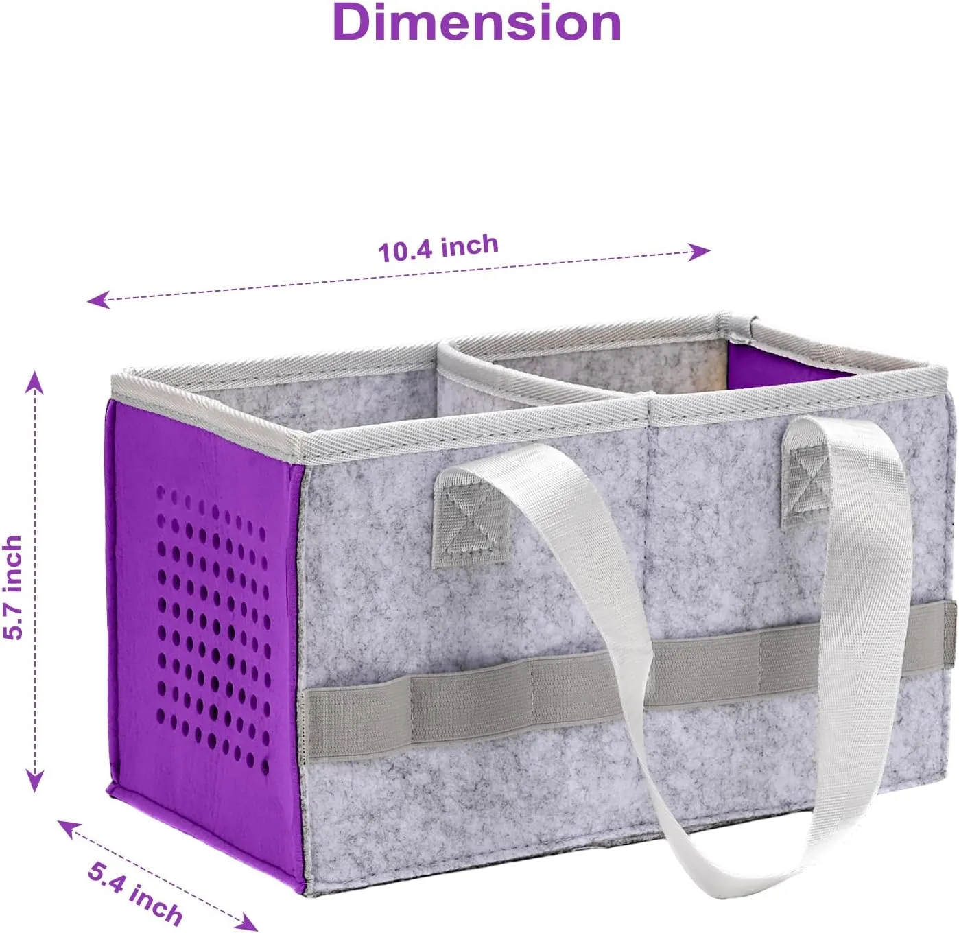 Protective Carry Case for Toniebox Starter Set, Upgraded Folding Case for Toniebox Accessories, Large Size Storages Travel Bag for Kids, Can Hold 30-40 Tonies Figures Characters (Purple)