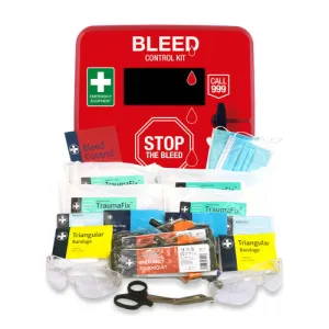 Public Access Trauma (PAcT) First Aid Kit - 3 Application - Bleed Control Cabinet