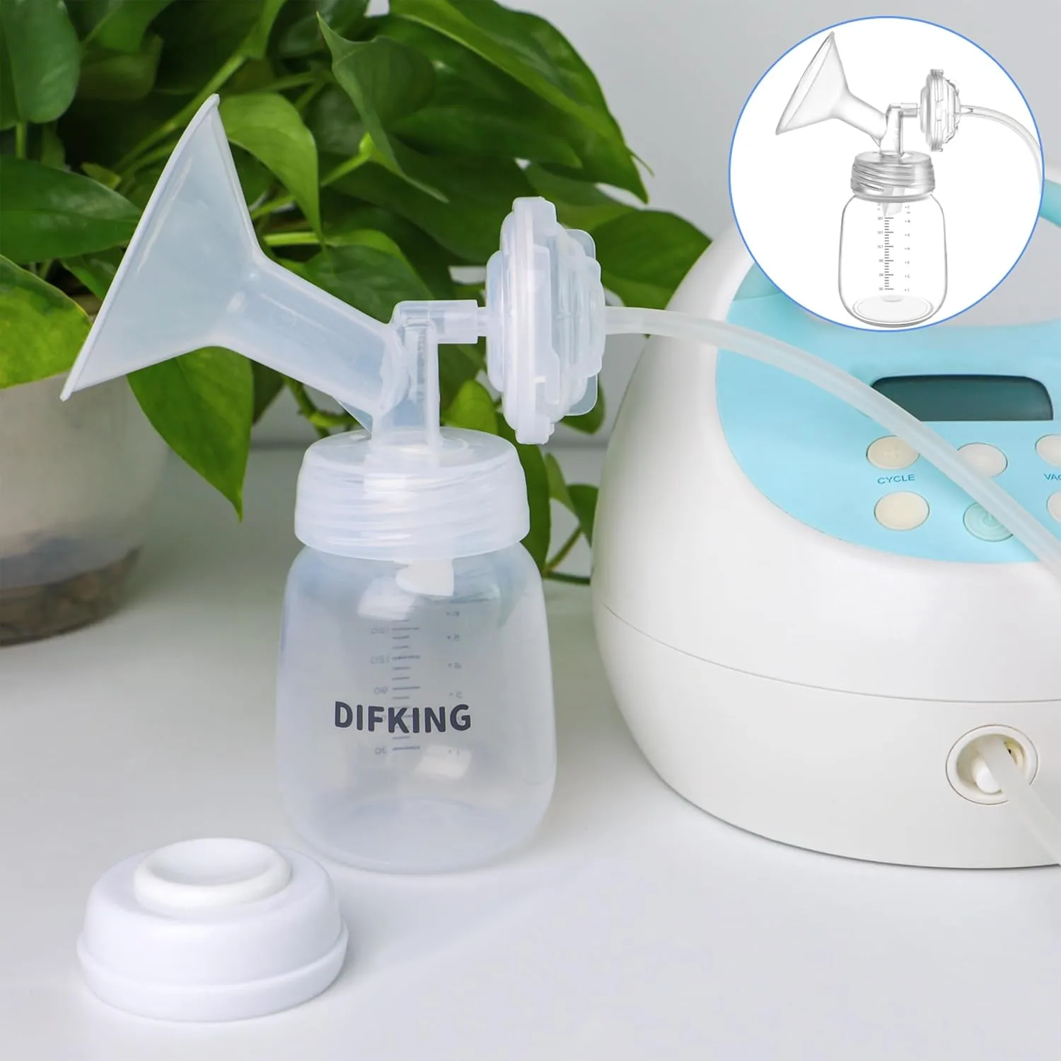 Pump Parts Compatible with Spectra S2 S1 9 Plus Synergy Gold for Spectra Breast Pump Parts Replacement Kit Accessory 18mm Flange Duckbill Valve Tubing Bottle Connector Backflow Protector
