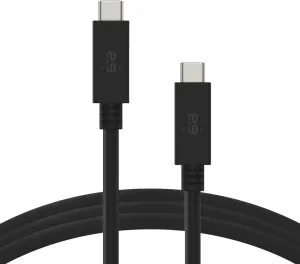 PureGear USB-C to USB-C 3.1 Gen 2 Cable (3ft) with Power Delivery for Apple iPhone 15 Series, MacBook, iPad Pro 2022, Chromebook, Type C Laptops, & More USB-C Devices - Lifetime Replacement (Black)