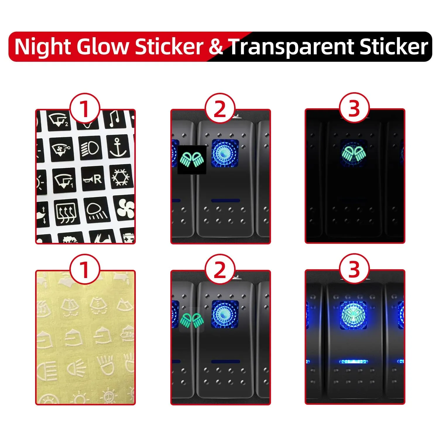 Purishion 3 Gang Rocker Switch Aluminum Panel with Voltmeter & Dual USB(4.8 Amps) Fast Charging, Blue Backlit Led, Pre-Wired IP65 Waterproof for Marine, Boat, Car, Truck, Polaris, Jeep (Blue)